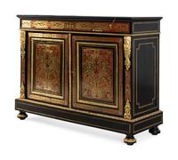 A Louis XIV Style Gilt Bronze Mounted Boulle Marquetry Cabinet