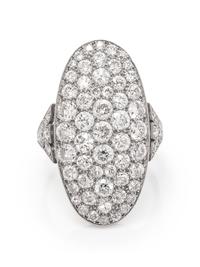 A Platinum and Diamond Ring, Cameron,