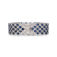 SAPPHIRE AND DIAMOND BRACELET