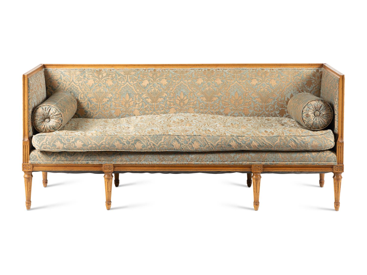 A Louis XVI Style Beechwood Settee