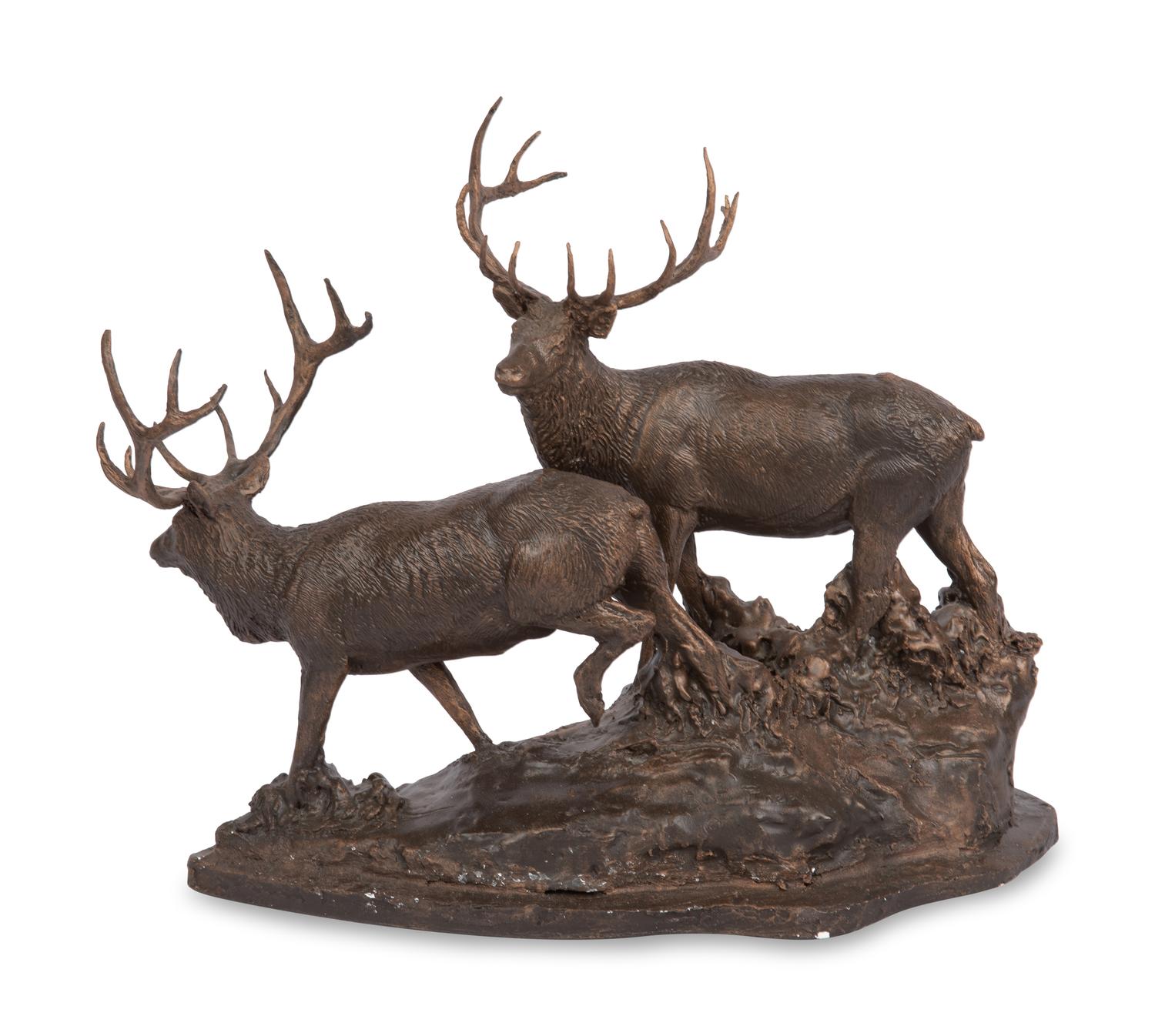 Two Elk Walking