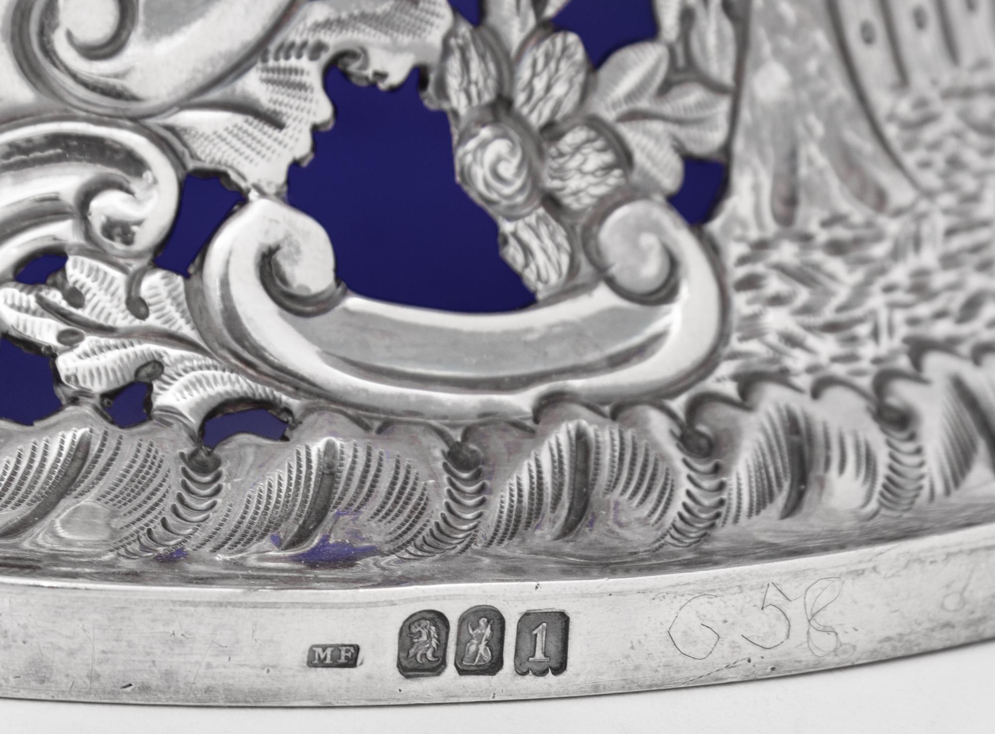 An Edwardian Britannia Silver Dish Ring