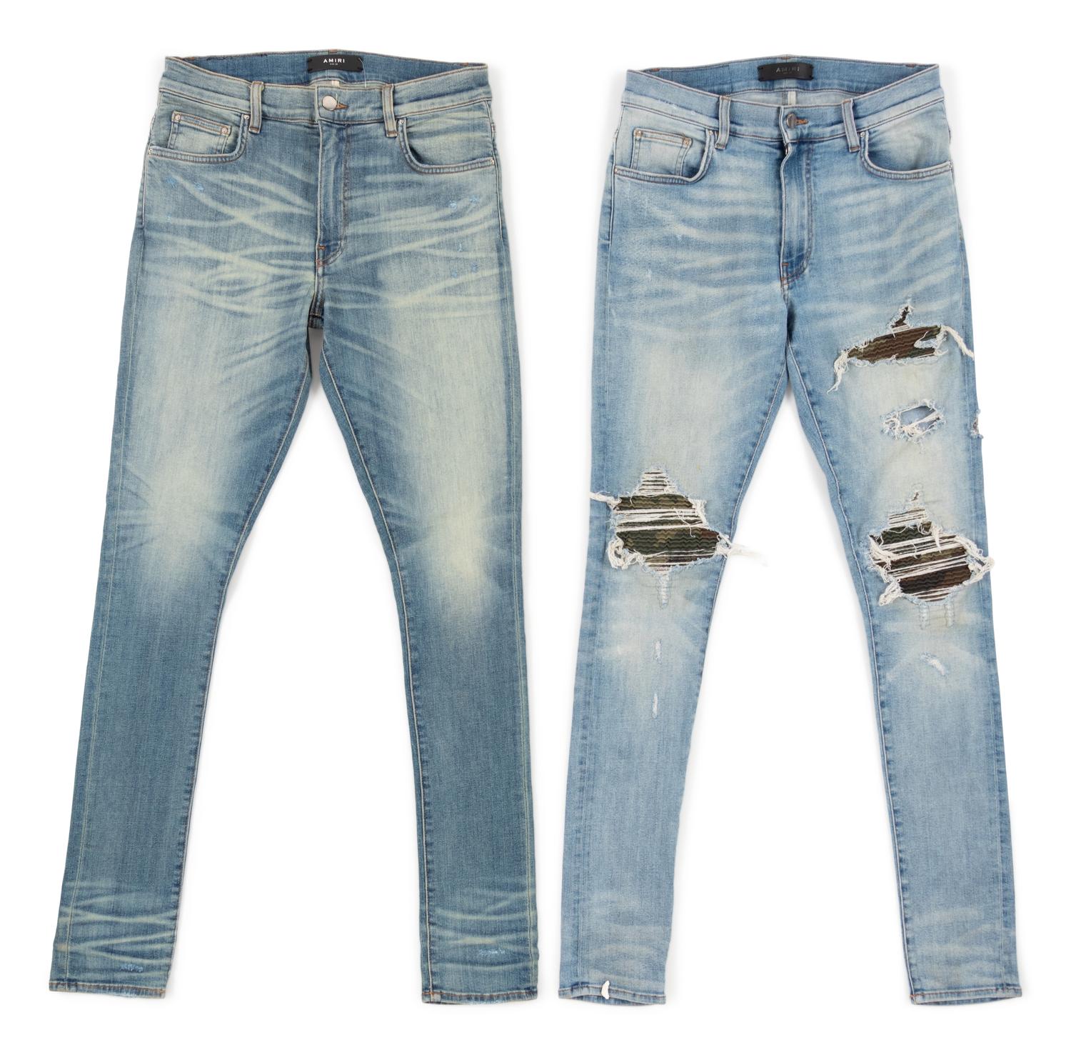 Two Pairs of Amiri Jeans, c.2017 — BNY 12, 20