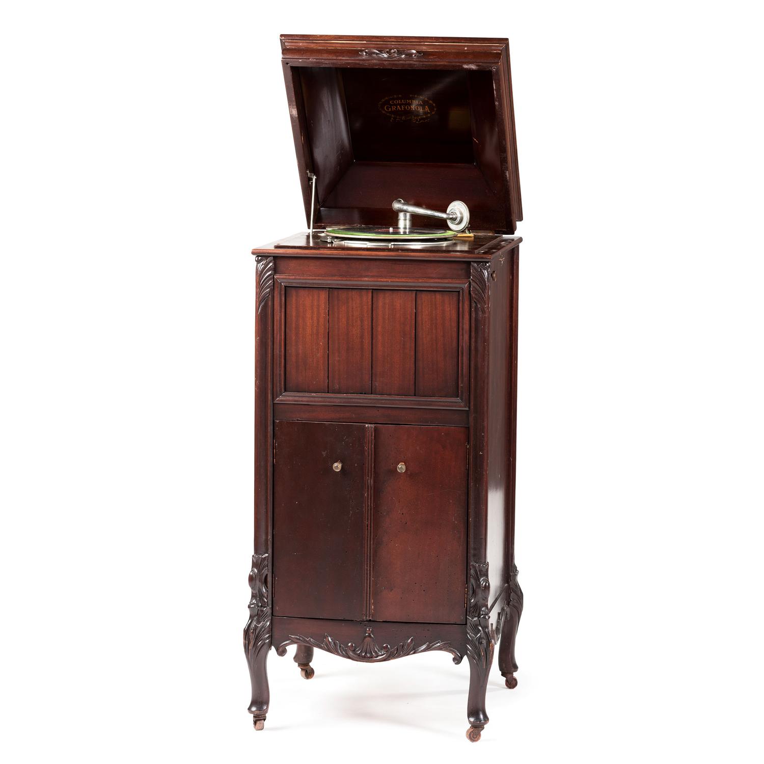 A Columbia Grafonola Stereo Cabinet