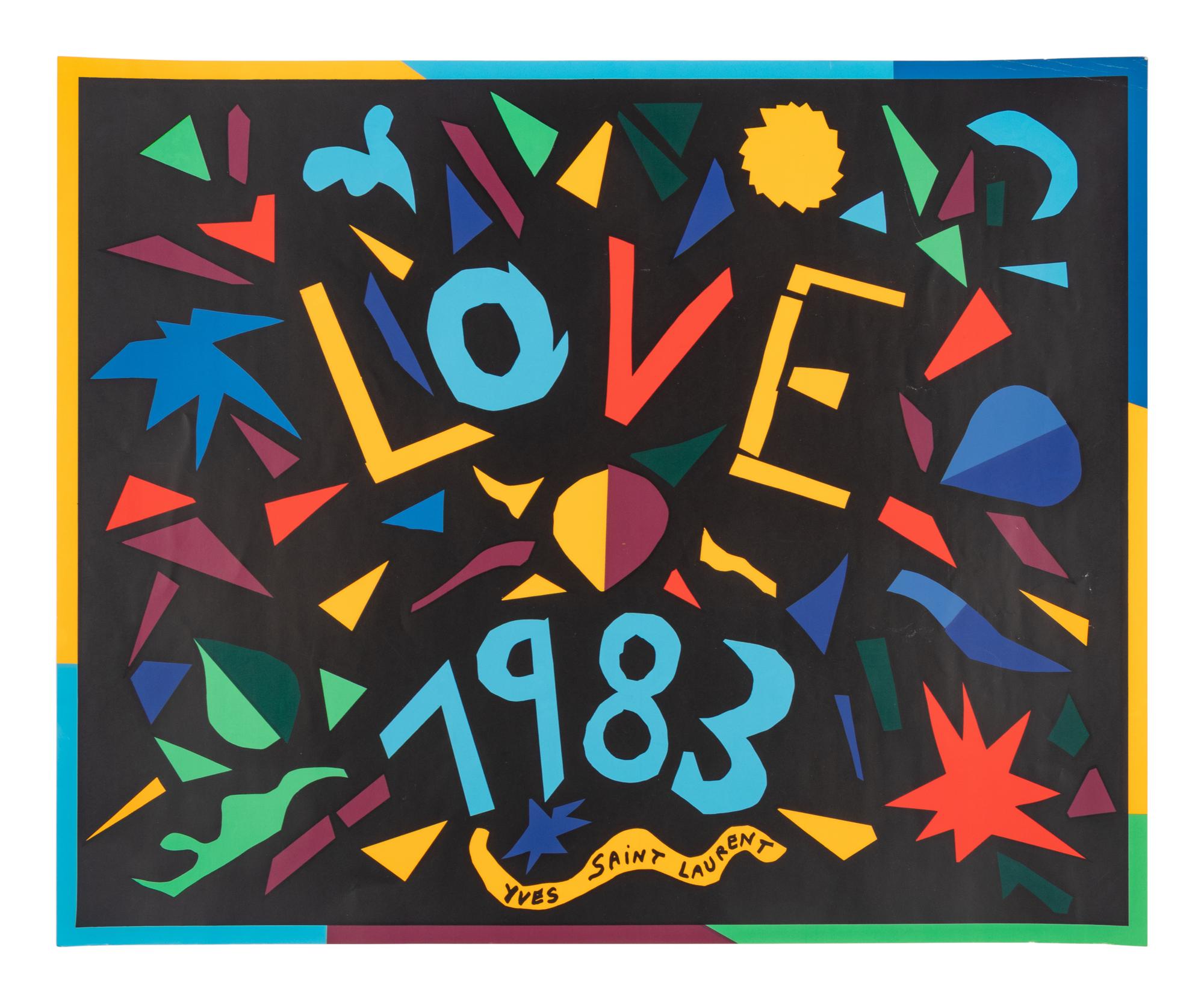Group of Six Yves Saint Laurent Posters, 1975-83