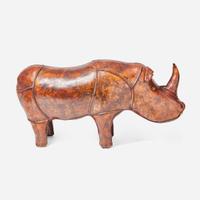 Dimitri Omersa (1927-1985) Rhinoceros Footstool, Omersa & Co., UK, circa 1965