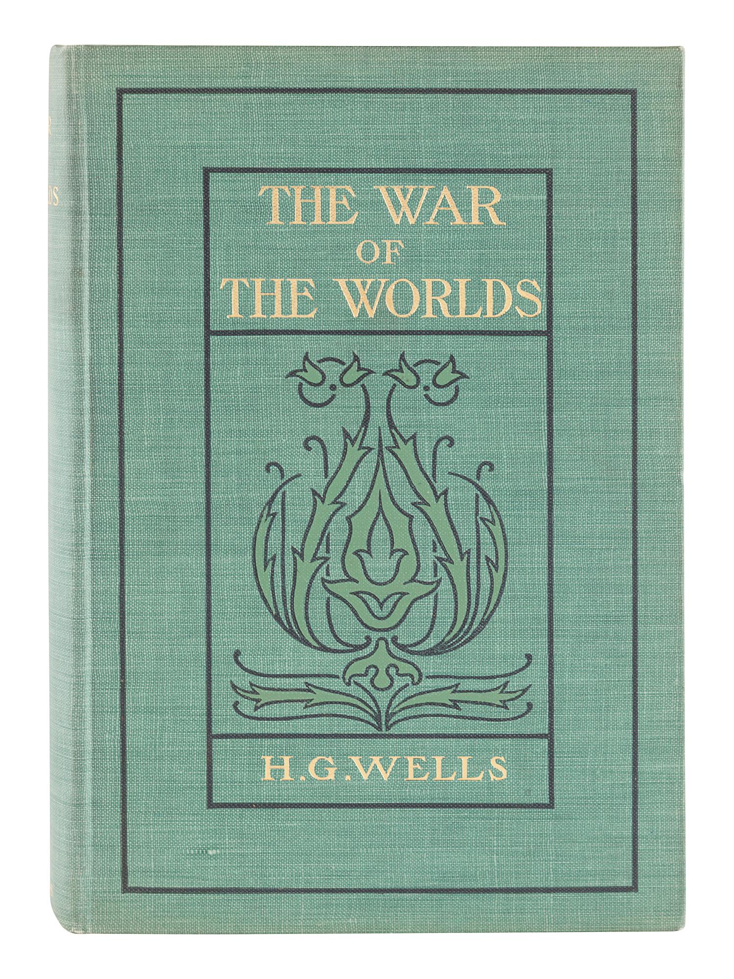 WELLS, H. G. (1866-1946). The War of the Worlds . New York: Harper & Brothers, 1898.
