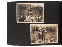 Americana Album containing approx. 350 photographs documenting the journey of the Liberty Bell from Philadelphia to San Francisco for the Panama-Pacific Exposition. 1915.