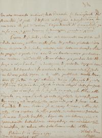 PIAZZI, Giuseppe (1746-1826). Autograph letter signed (“Piazzi”), to D. Gaetano. Palermo, 22 June 1807. 2 pages, 4to, visible area 235 x 176 mm, matted and framed with a portrait of Piazzi, unexamined out of frame, creasing.