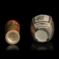 Two Japanese Satsuma-Type Vases, Meiji to Taisho Period