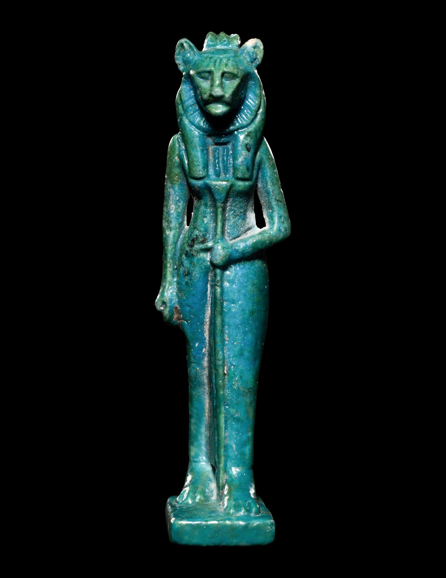 An Egyptian Faience Sekhmet