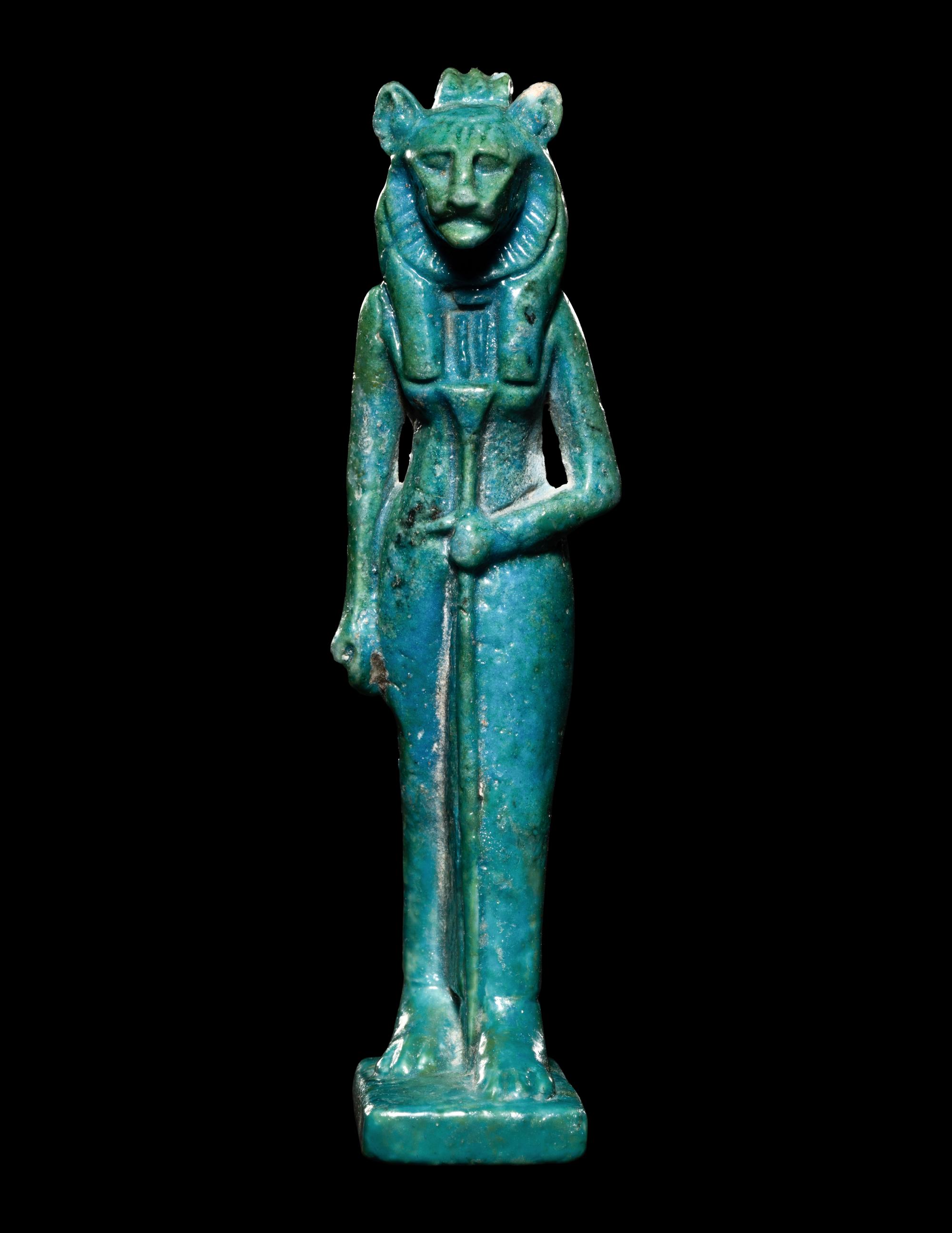 An Egyptian Faience Sekhmet