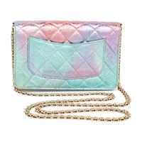 Chanel, Metallic Multicolor 2.55 Wallet-On-Chain