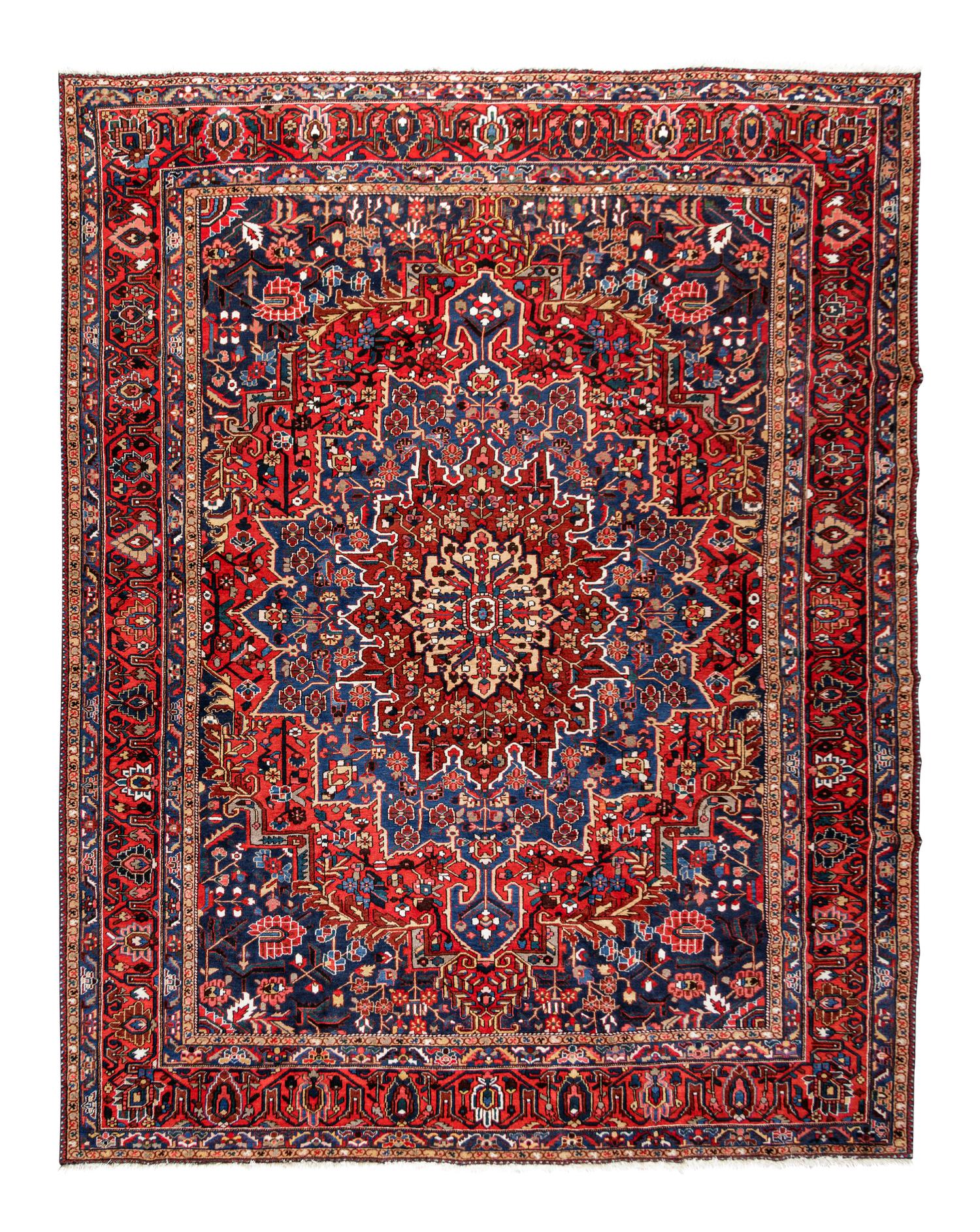 A Heriz Wool Rug