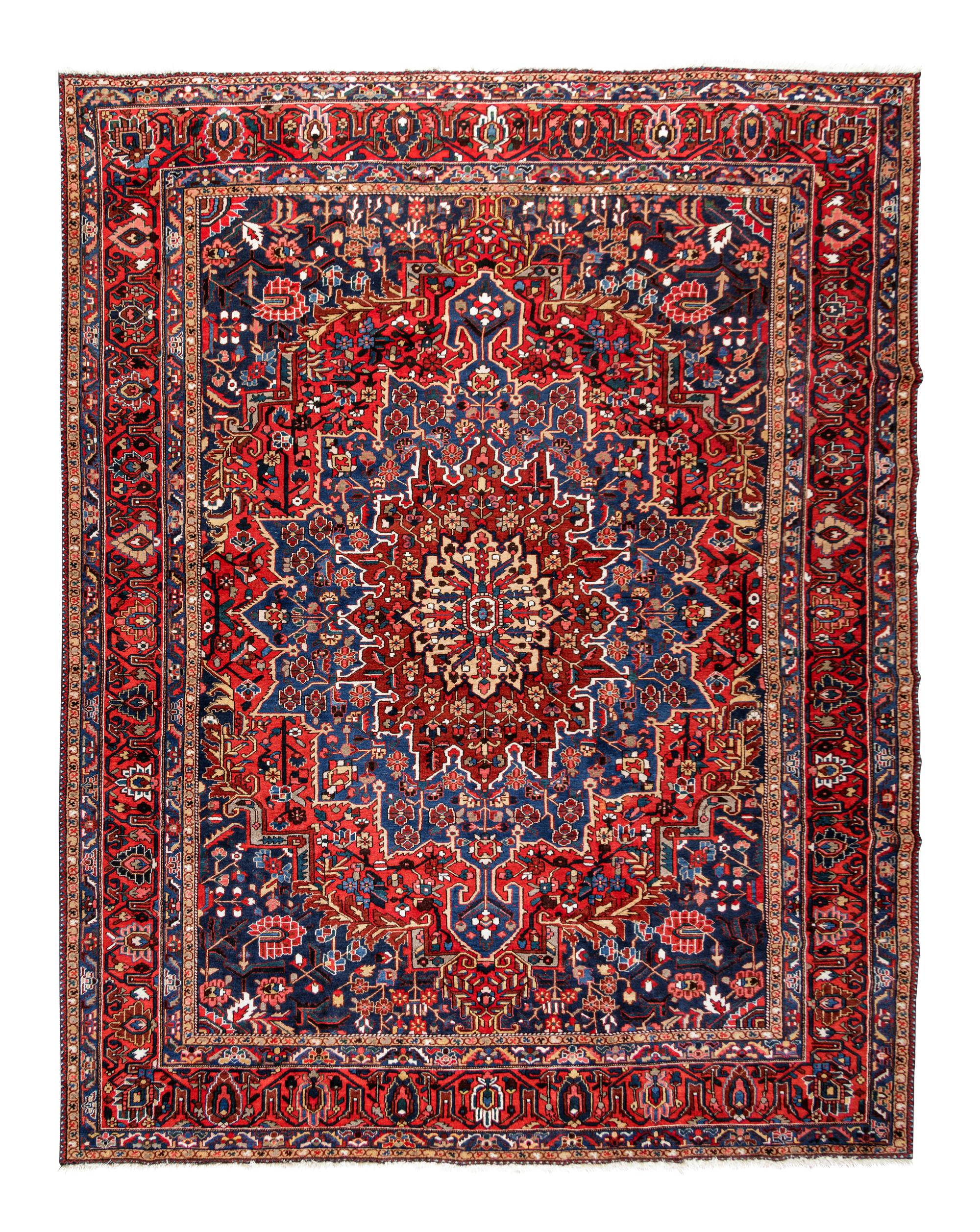 A Heriz Wool Rug