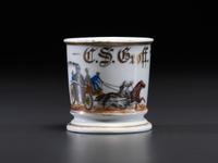 A Firefighter's Porcelain Occupational Shaving Mug