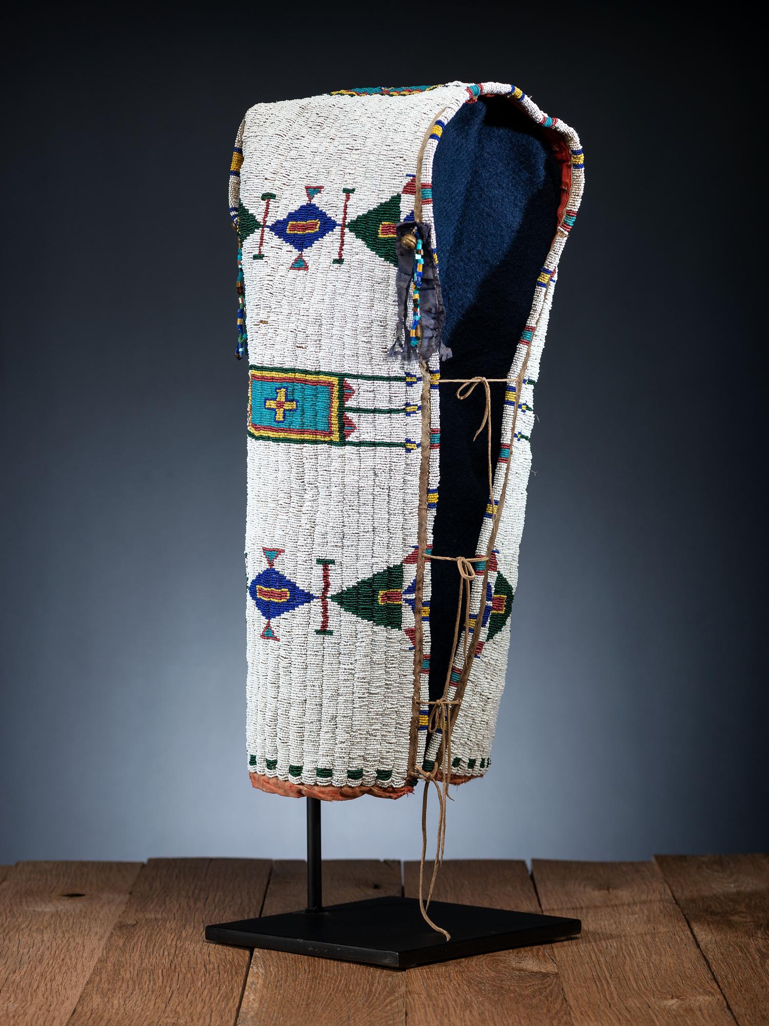 Sioux Beaded Hide Cradle