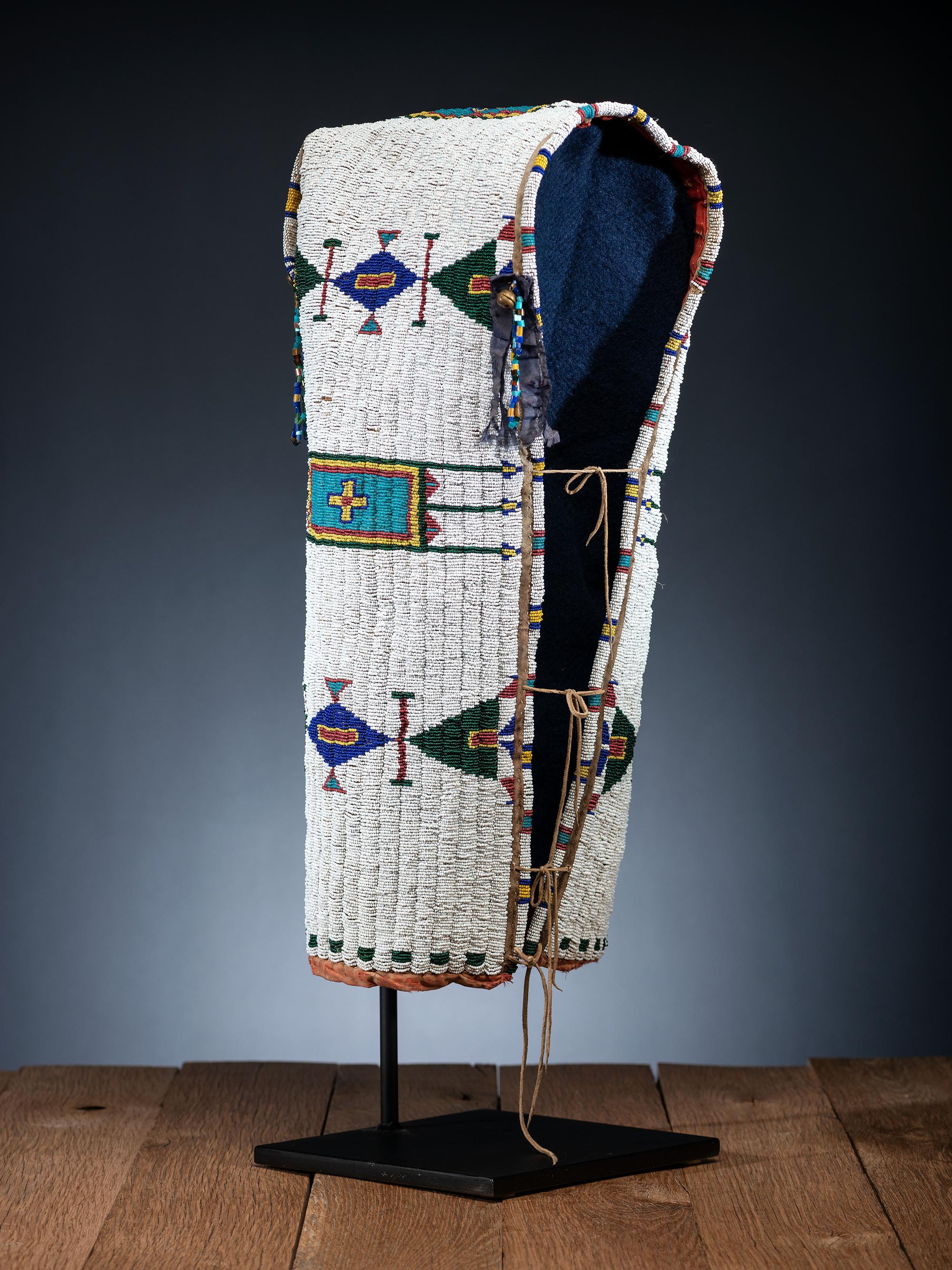 Sioux Beaded Hide Cradle