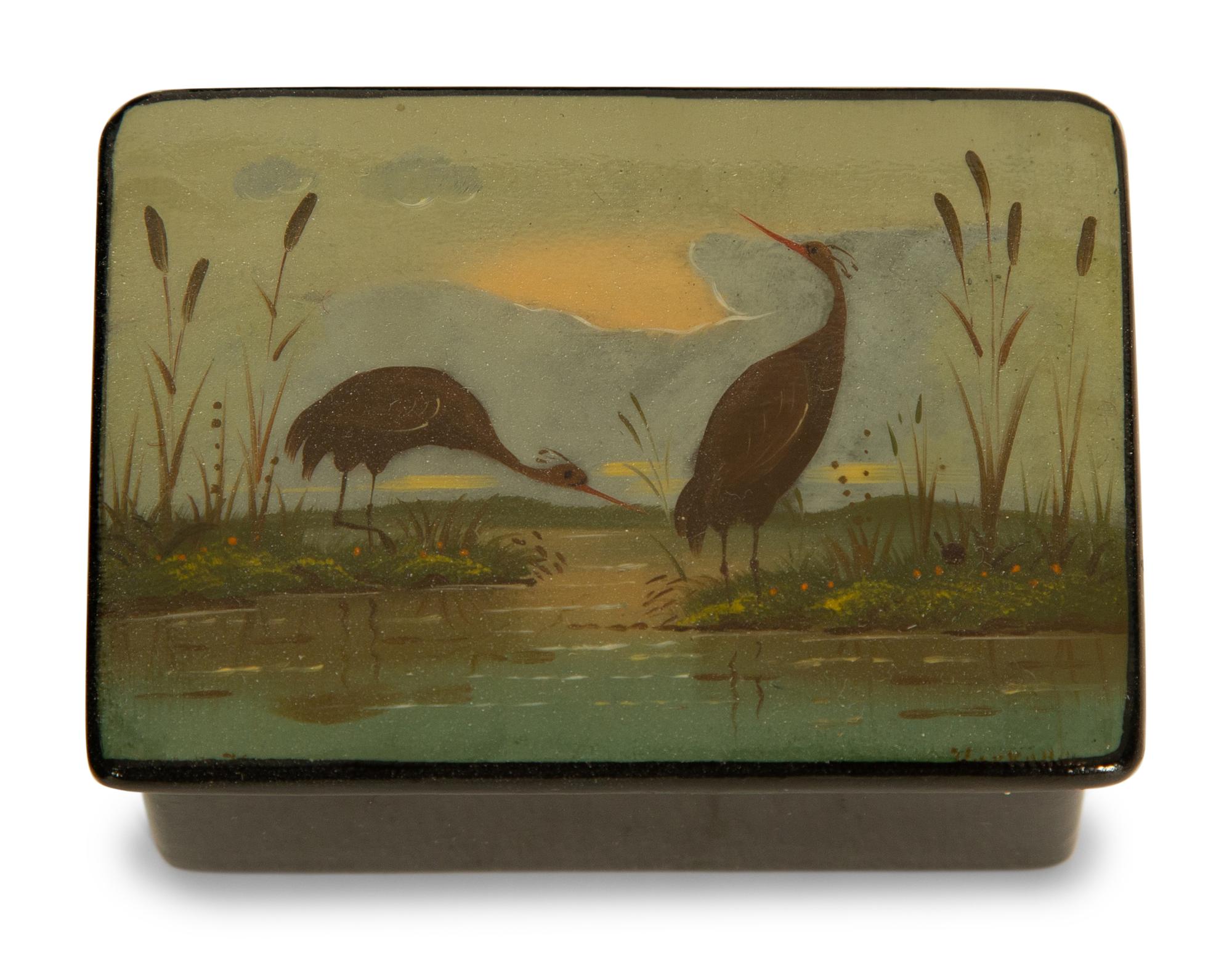 Five Russian Lacquer Boxes