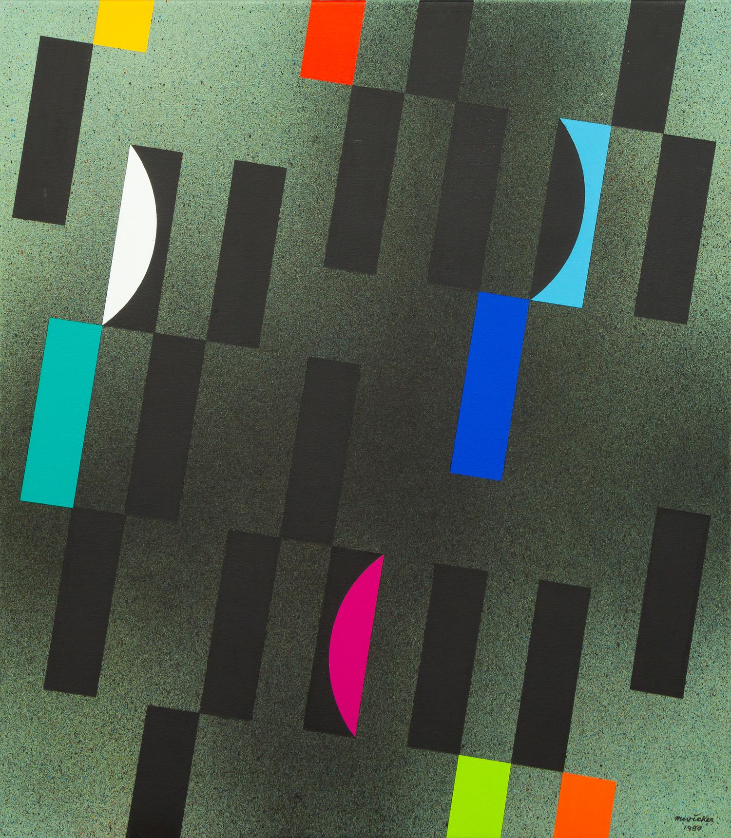 J. Jesse McVicker, (American, 1911-2004), Tangency Series #4, 1984