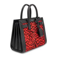 Saint Laurent, Nano Sac du Jour in Cheetah-Print Pony Hair & Leather