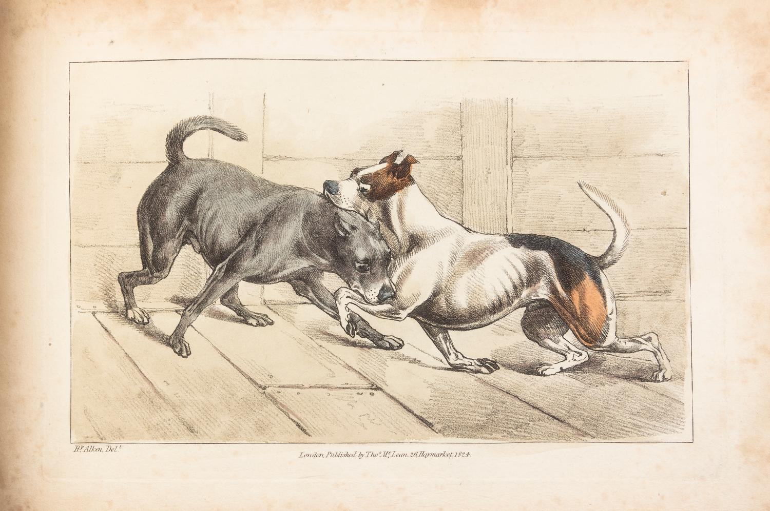 ALKEN, HENRY. Alken's New Scrap Book. London, 1824. With 20 engraved color plates.