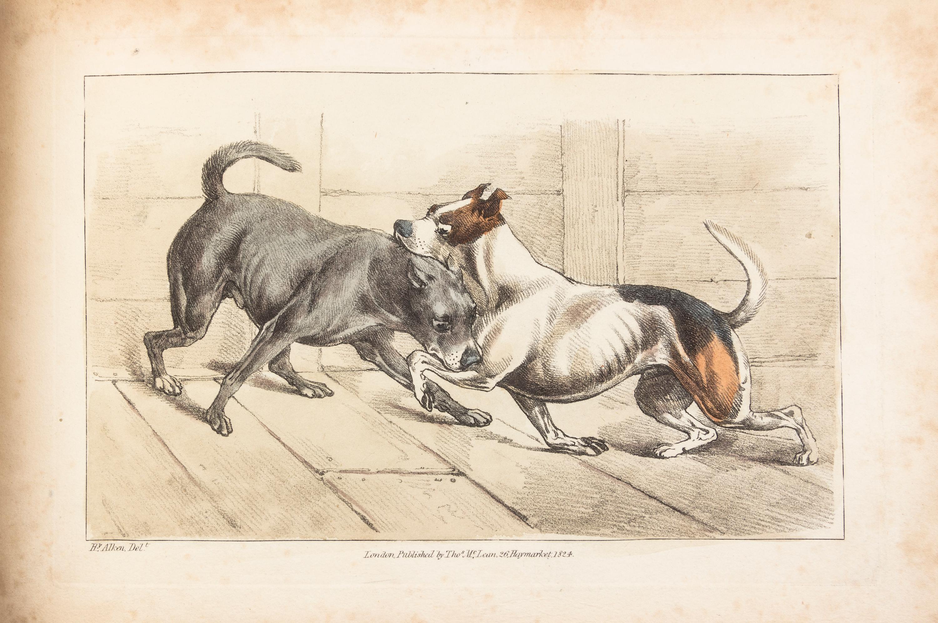 ALKEN, HENRY. Alken's New Scrap Book. London, 1824. With 20 engraved color plates.