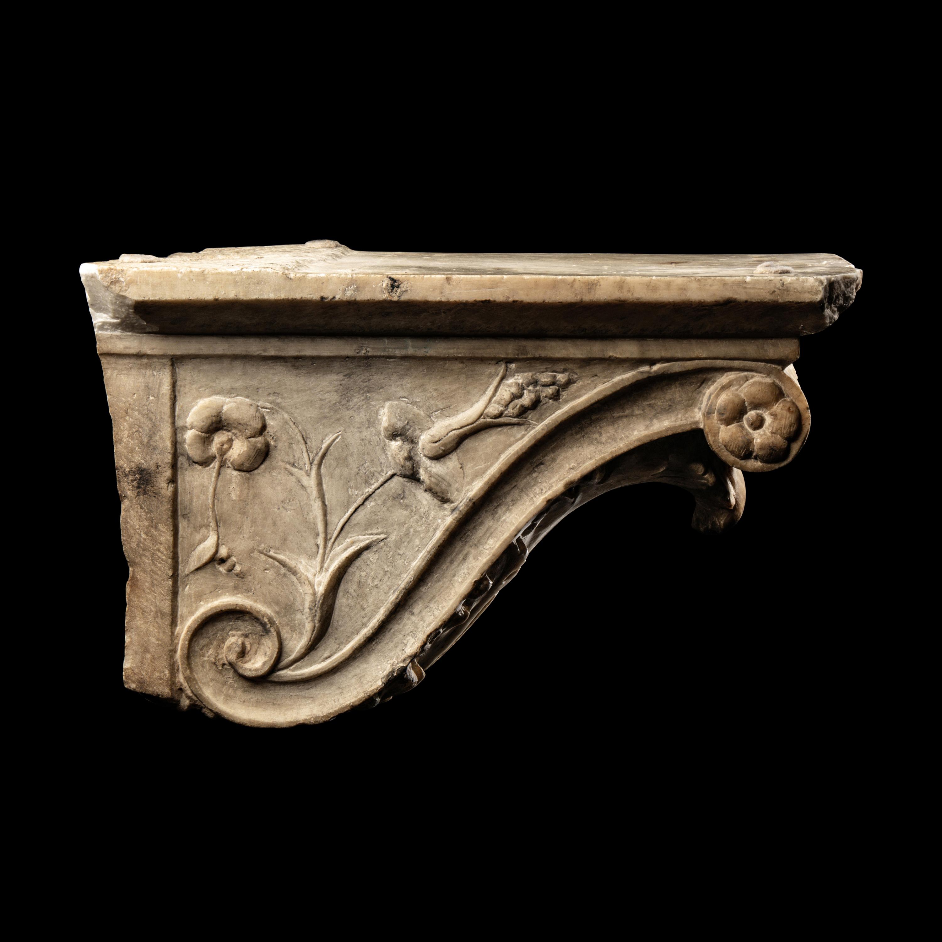 A Roman Marble Modillion