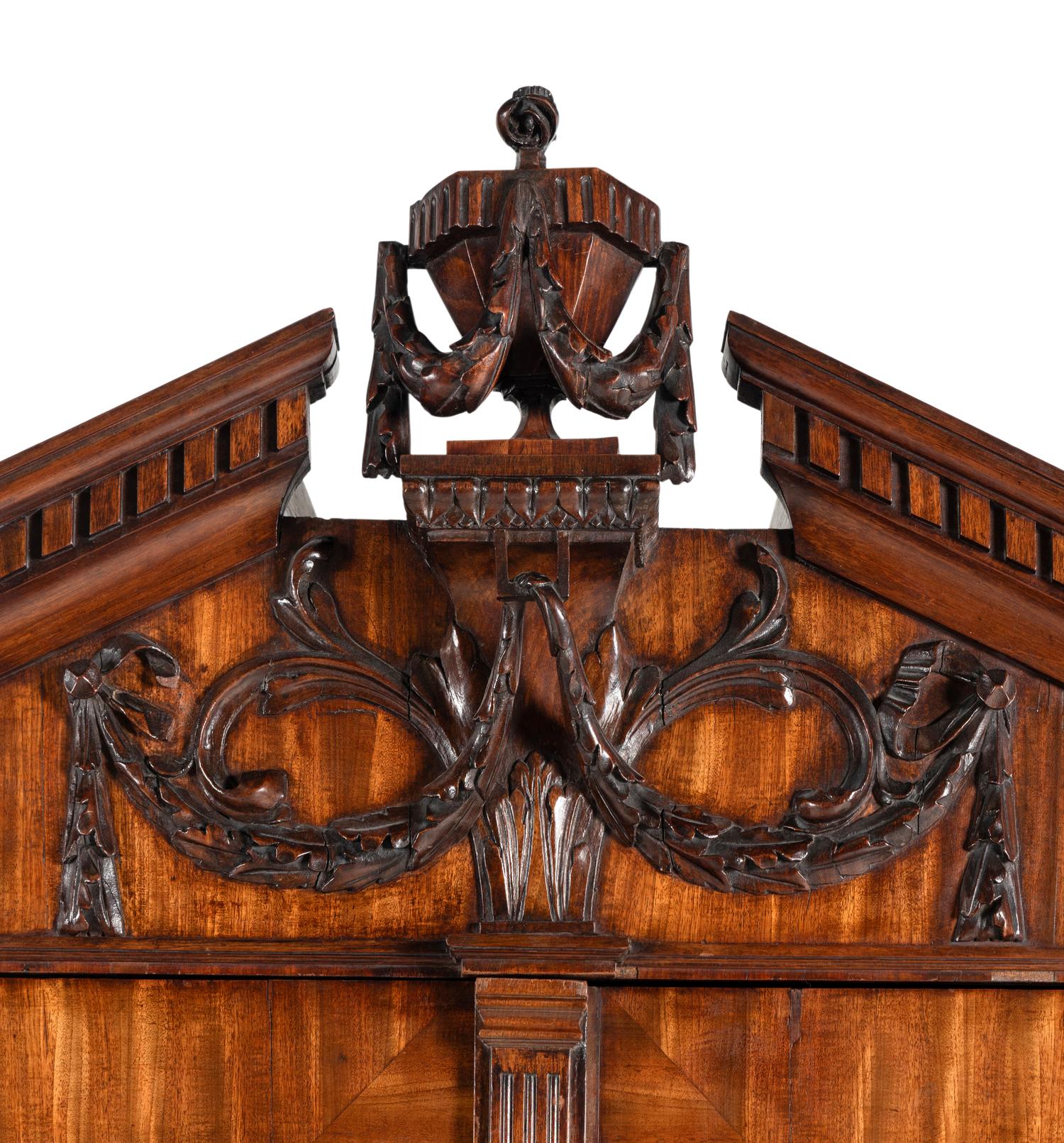 A Dutch Mahogany Linen Press