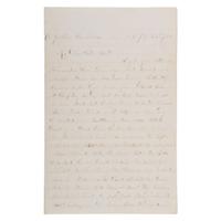 [CIVIL WAR]. 33rd NY Infantry Lieut's letter describing the battle horrors experienced at Antietam. 24 September 1862.