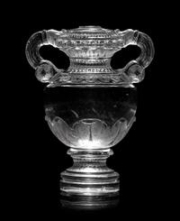 A Russian Carved Quartz Urn-Form Seal