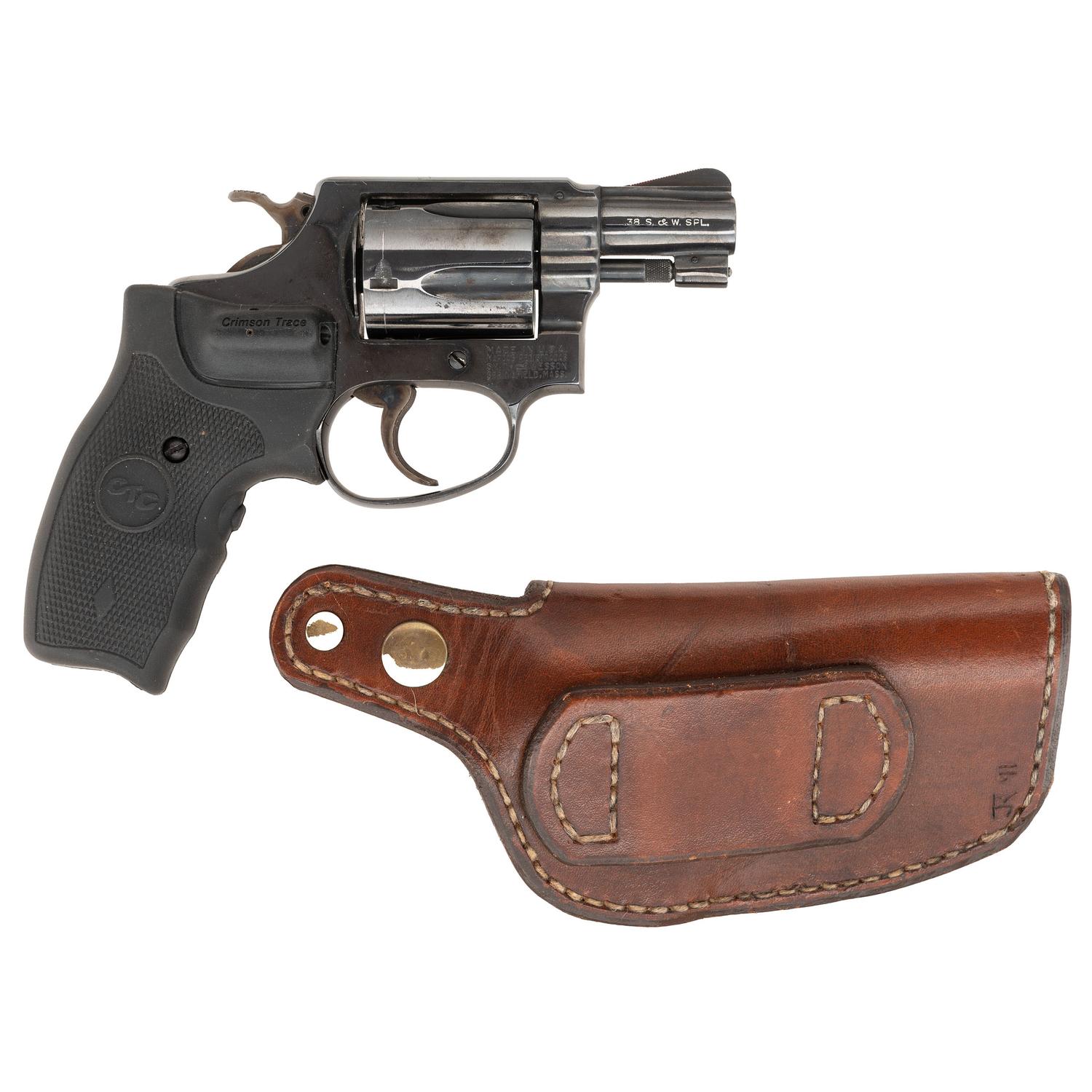 *Smith & Wesson Model 36 Revolver with Crimson Trace Grips & Holster