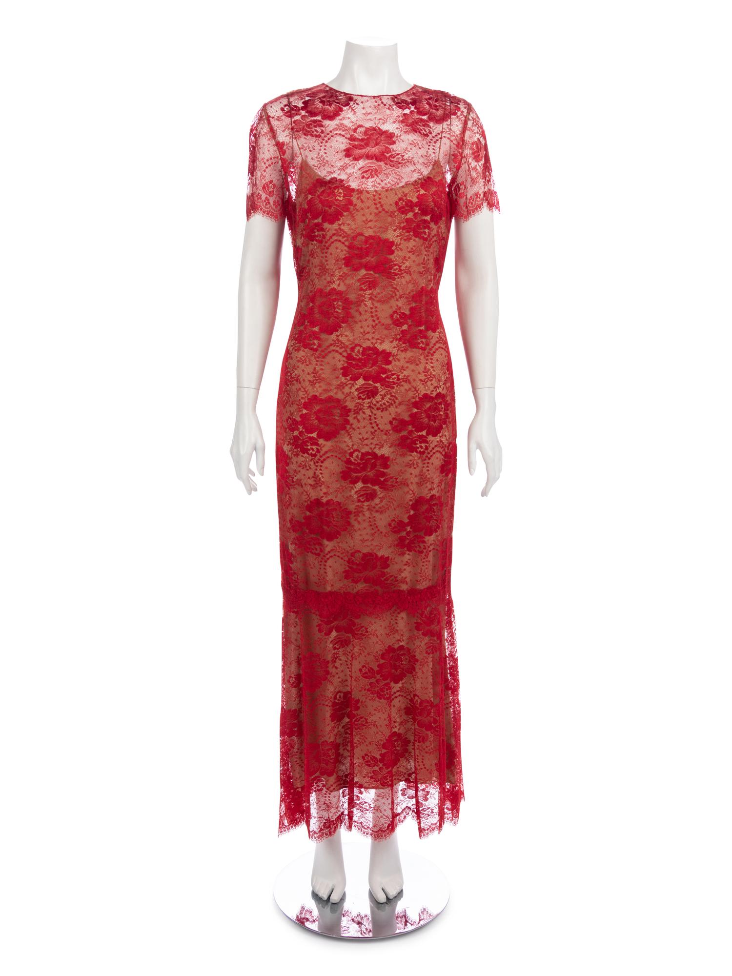 Two Designer Dresses,1990-2000s: Bill Blass & Valentino