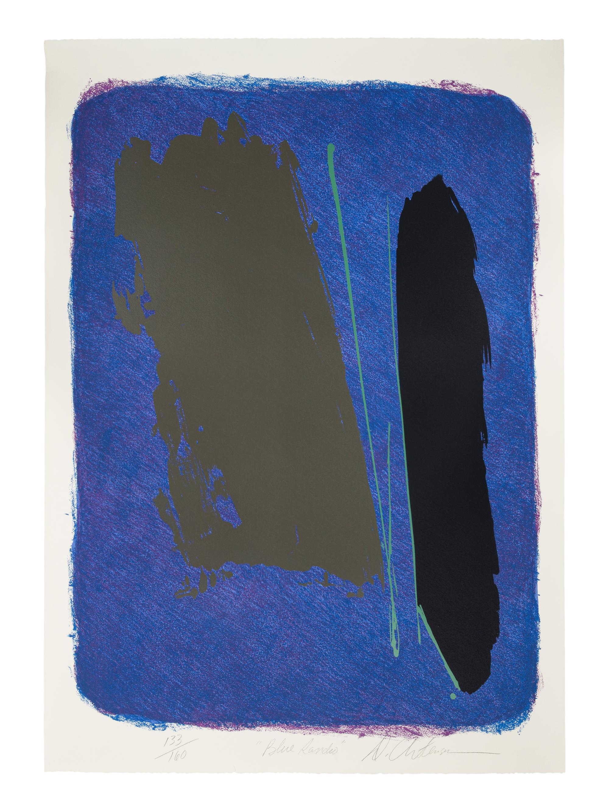 Blue Rancho, Shanidar , Jivaro I, and Jivaro II (a group of four prints)