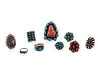 Navajo and Zuni Cluster Rings