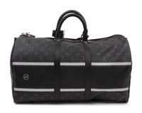 Louis Vuitton Keepall Bandoulière 45 in Monogram Eclipse Canvas, Flash Fragment, Fujiwara X Fragment, Fall Winter 2017