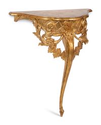 An Italian Giltwood Console Table — 20TH CENTURY