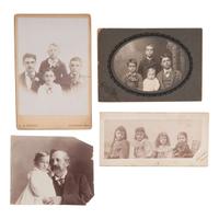 [EARLY PHOTOGRAPHY - PORTRAITURE]. A group of portraits of infants and children, comprising:
