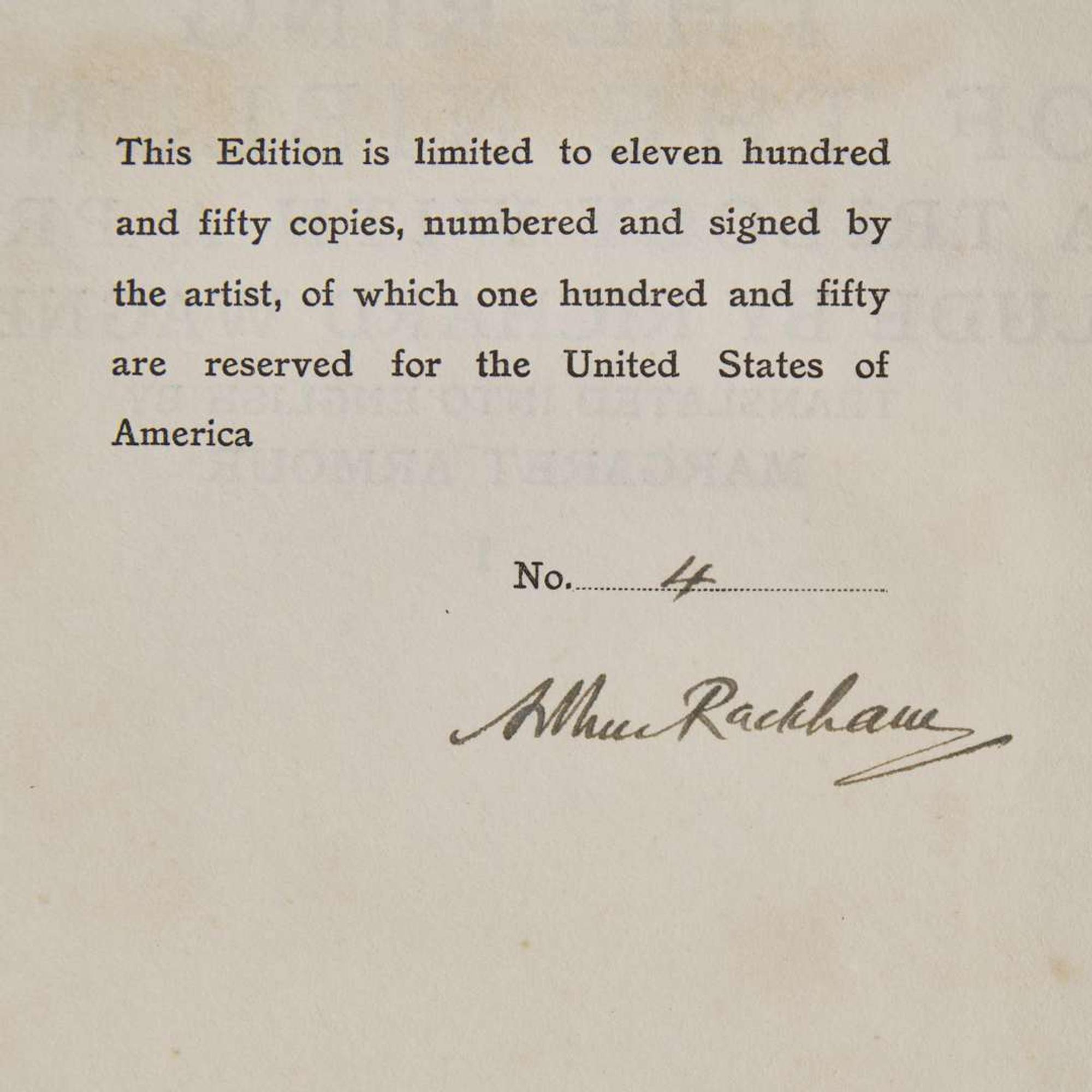[Children's & Illustrated] [Rackham, Arthur] Wagner, Richard The Rhinegold & The Valkyrie