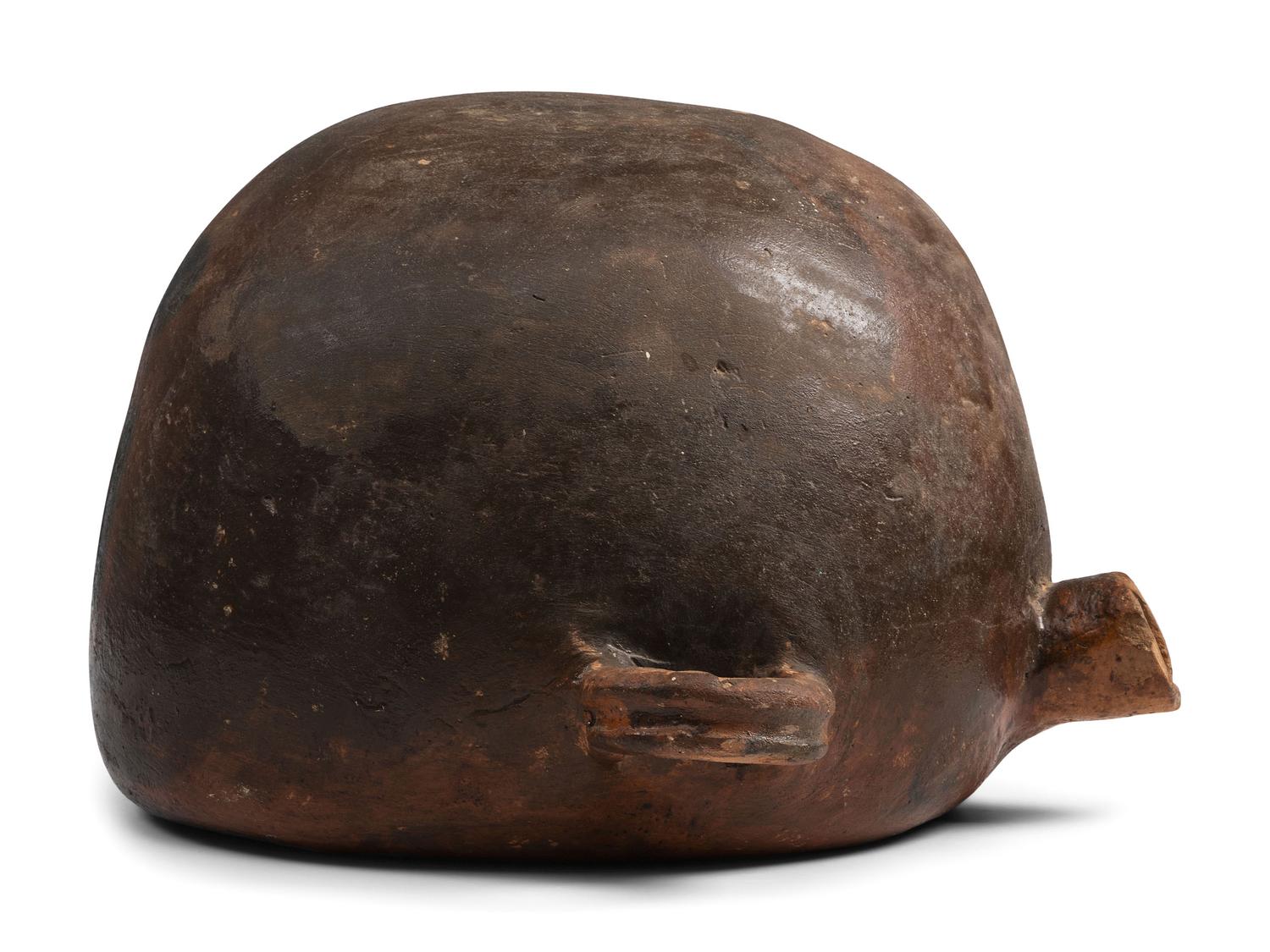 Large Hopi Pottery Canteen