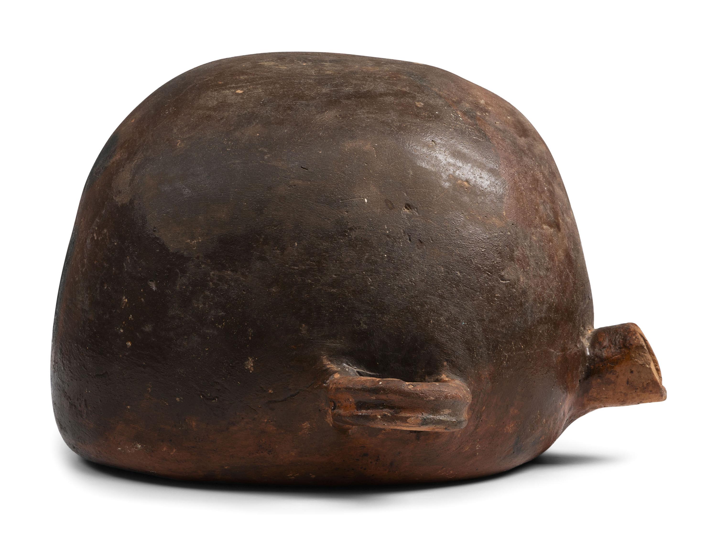 Large Hopi Pottery Canteen