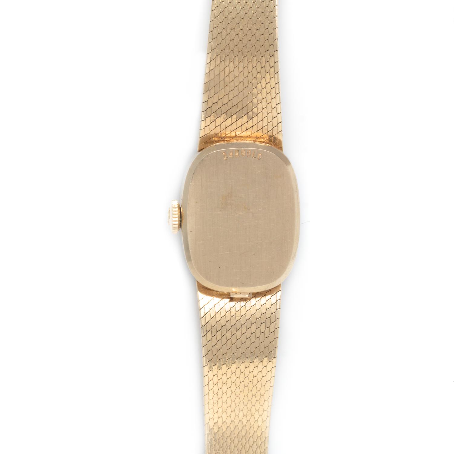 OMEGA, 14K YELLOW GOLD WRISTWATCH
