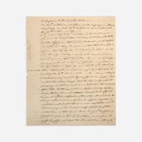 [Jefferson, Thomas] Mattoon, Ebenezer Group of 3 Autograph Letters, signed
