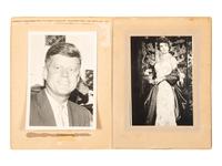 [PRESIDENTS] Photographs and ephemera related to Presidents Kennedy, FDR, Truman, and Reagan.
