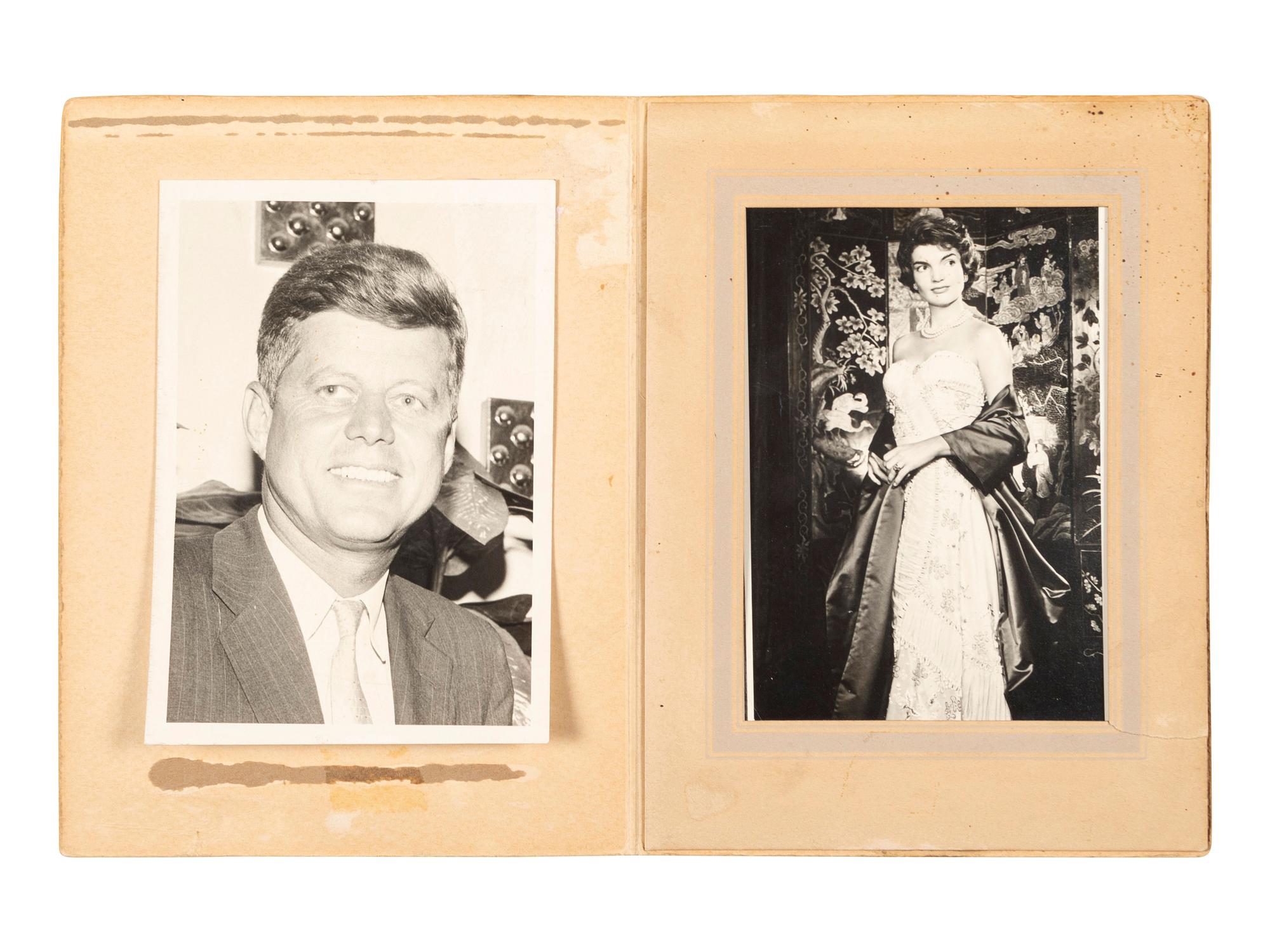 [PRESIDENTS] Photographs and ephemera related to Presidents Kennedy, FDR, Truman, and Reagan.