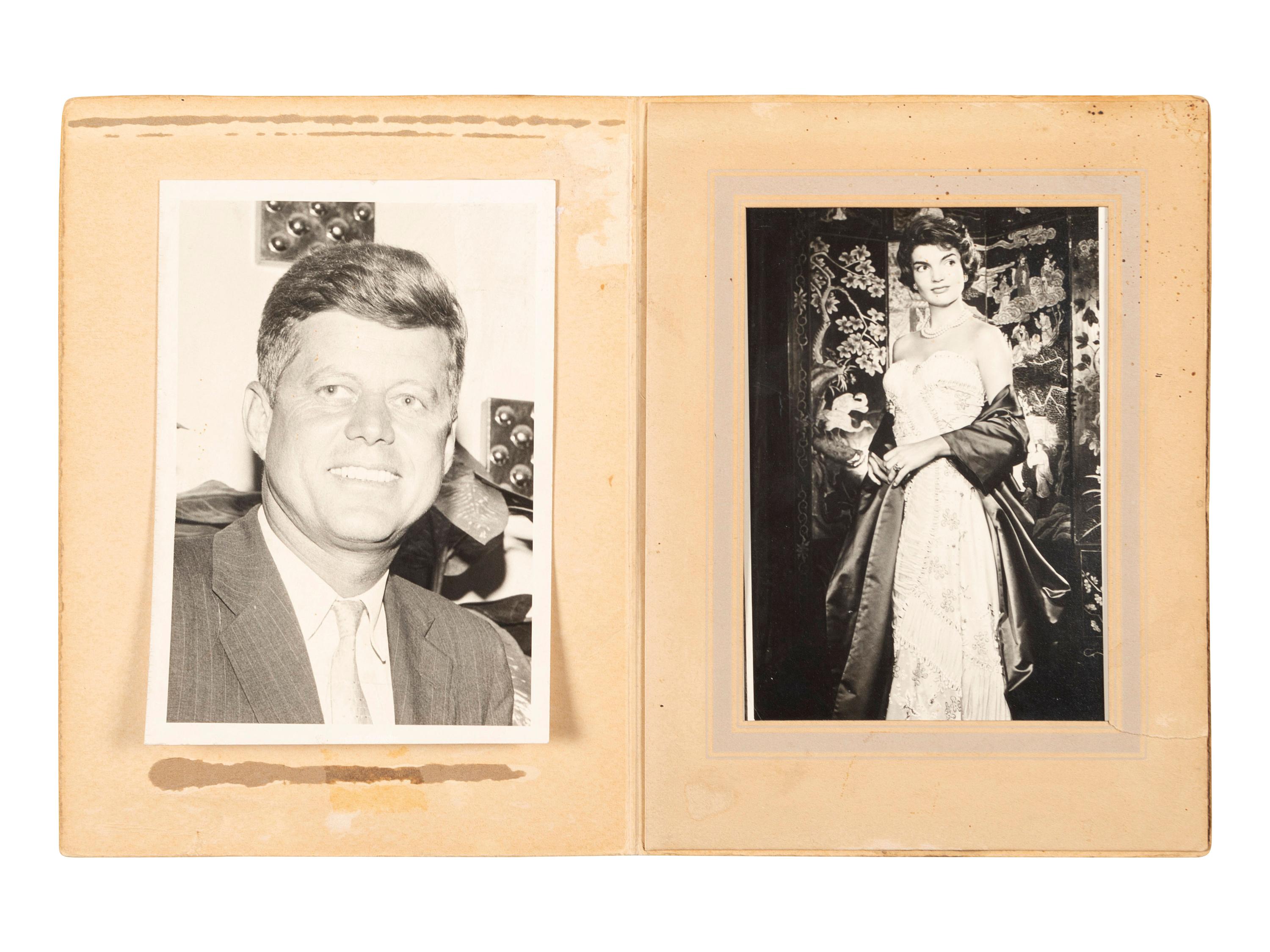 [PRESIDENTS] Photographs and ephemera related to Presidents Kennedy, FDR, Truman, and Reagan.