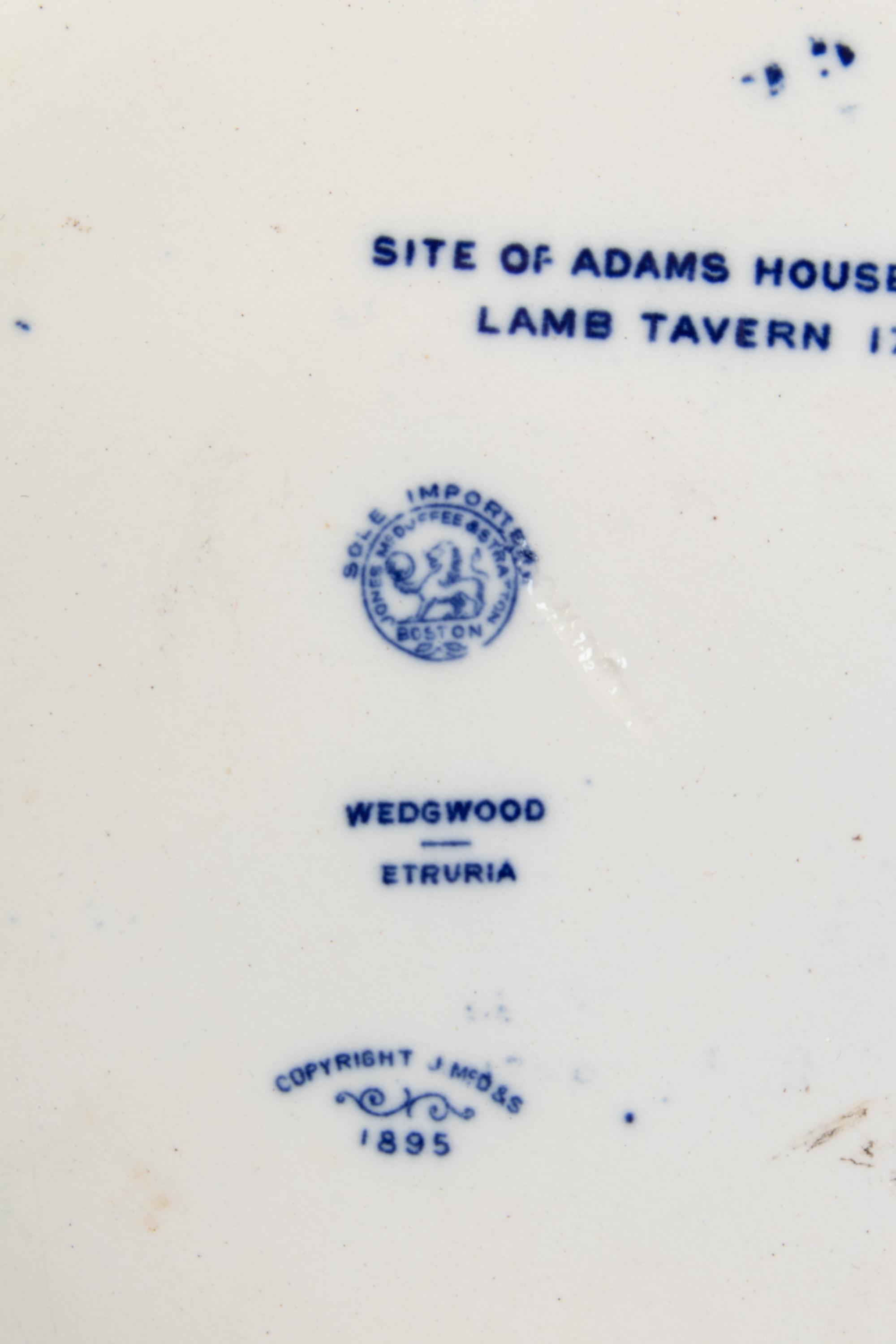 Five English Transfer Decorated Plates