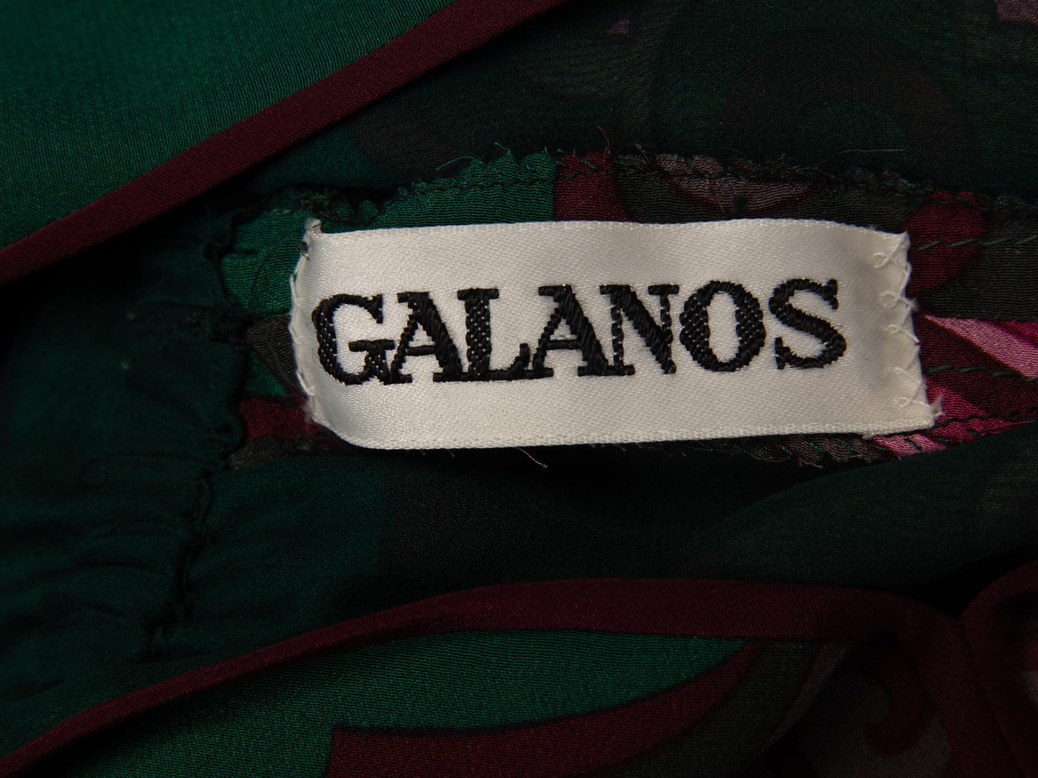 Galanos Silk Dress