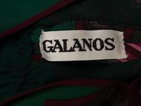 Galanos Silk Dress