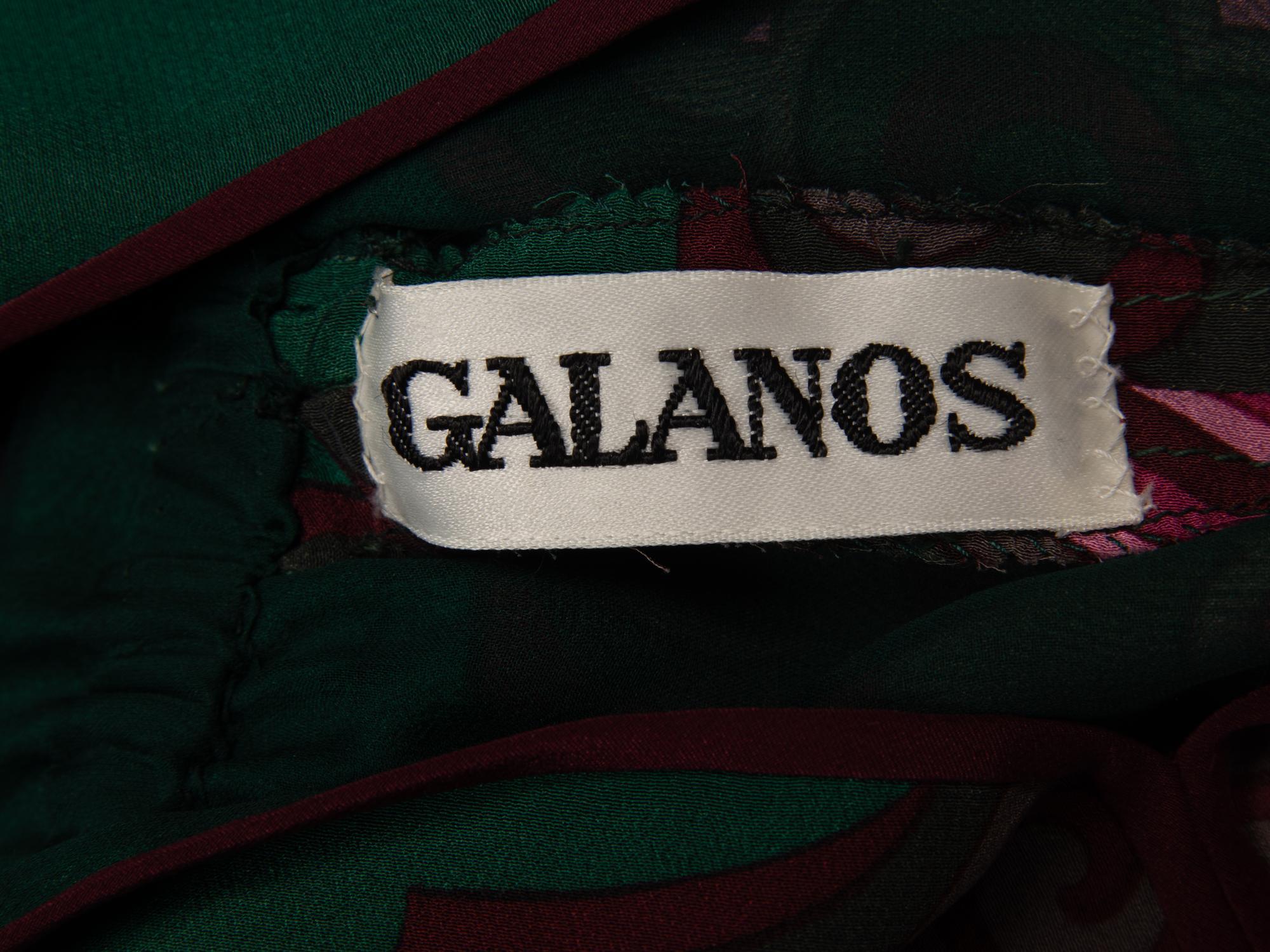 Galanos Silk Dress